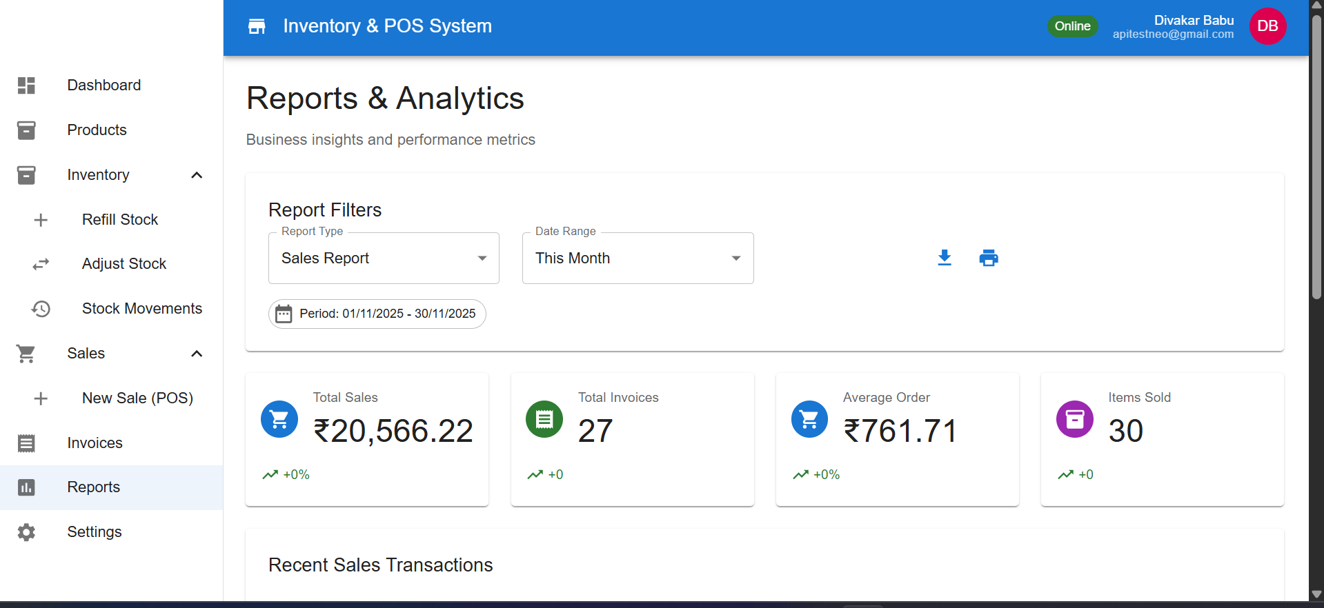 Advanced Features - Settings and Configuration Panel